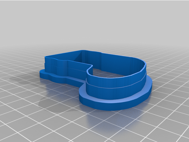stocking cookie cutter taccooo 3D print model - Mito3D