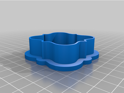pointed square cookie cutter taccooo 3d print model - Mito3D