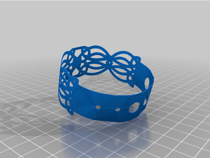 elegant designer cutout bracelet thejewelleryjoint 3d print model - Mito3D