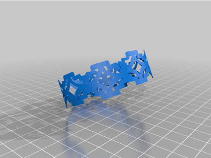 geometrik kesmek bilezik kuyumculuk 3d print model - Mito3D