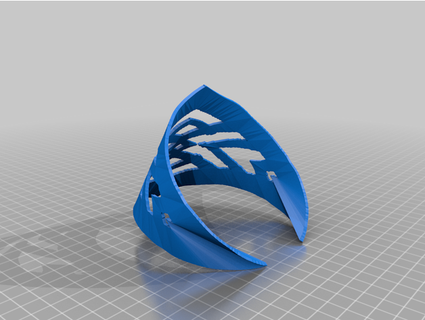 laser cutout peacock feather bracelet thejewelleryjoint 3d print model - Mito3D