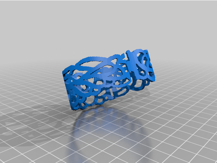 laser cutout bracelet thejewelleryjoint 3d print model - Mito3D