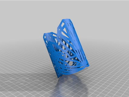 leather cutout cuff bracelet thejewelleryjoint 3d print model - Mito3D