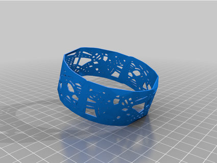 map laser cuff bracelet thejewelleryjoint 3d print model - Mito3D