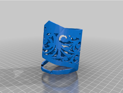 partial cutout cuff bracelet thejewelleryjoint 3d print model - Mito3D