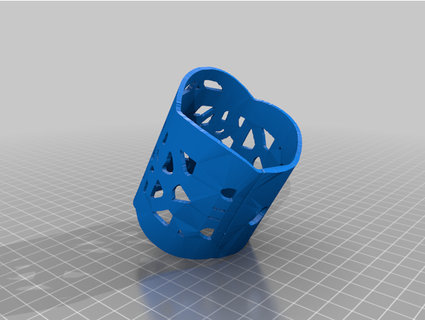 partially cutout geometric cuff bracelet thejewelleryjoint 3d print model - Mito3D