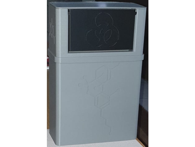 oscillante coperchio bagno spazzatura Winssss 3D print model - Mito3D