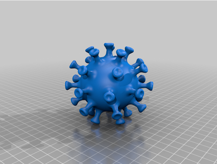 coronavirus arbre topper junbav 3d print model - Mito3D