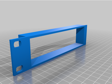 modular 19 Zoll Gestell montieren Kit abwischen bg thingmaker 3d print model - Mito3D