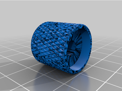 guitar knob hole remix c3n 3d print model - Mito3D