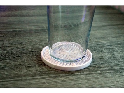 anti condensation boisson tapis Coaster paparao 3d print model - Mito3D