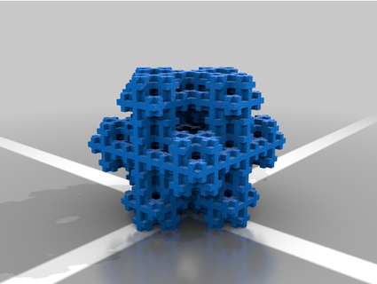 mosely snowflake hegl 3d print model - Mito3D