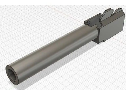 airsoft kjw glock 17 18 outer barrel kp-17 kp-18 part 15 justoneidiotten 3d print model - Mito3D