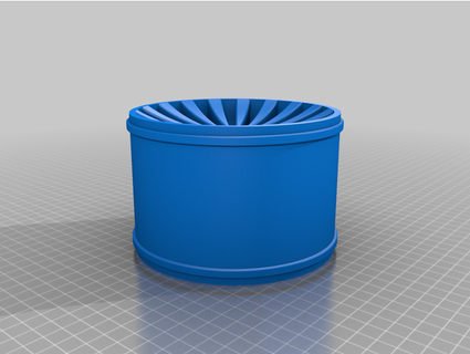 90mm Largo 24mm hex roda baki 3d print model - Mito3D