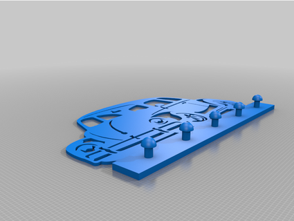 porta chaves fusca luizmarquezani 3d print model - Mito3D