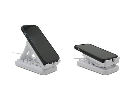 iphone magsafe adjustable weighted stand stegoboard 3d print model - Mito3D