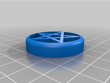 pentagram single adapter bcschaap 3d print model - Mito3D