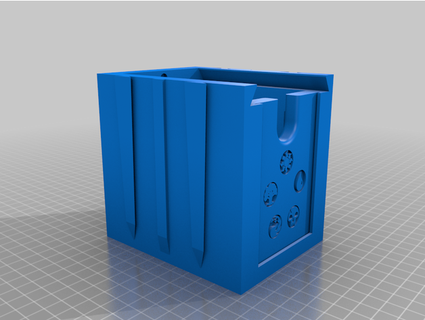 modulare mtg Magia raccolta comandante mazzo scatola shirdroid 3d print model - Mito3D