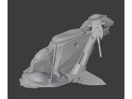 legion scale terrain aat wreck different armguns wargamerschoice 3d print model - Mito3D