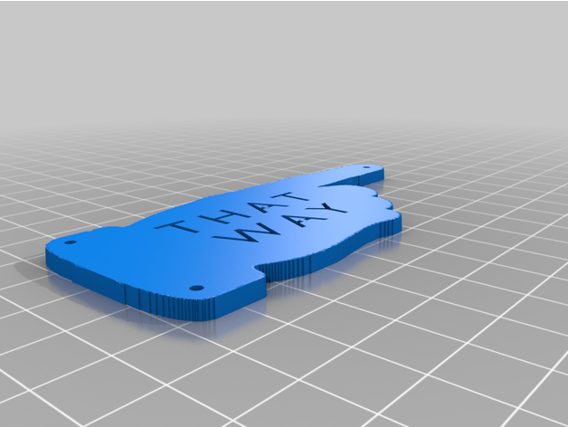 main aiguille panneaux machin 3D print model - Mito3D