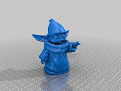 Gnom Baby Yoda lena3888 3d print model - Mito3D