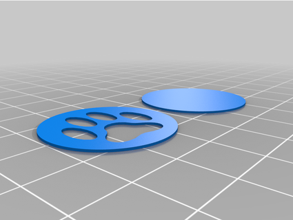 pet tags 2-color dual extruder required tkcarpenter 3d print model - Mito3D