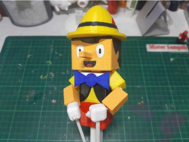 Pinocchio fantoche mistersampah 3D print model - Mito3D