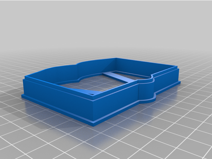 abierto libro Galleta cortador 3d print model - Mito3D