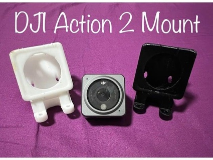 dji azione 2 montare iflight xl5 sl5 cucchiai fonte v3 dreid druckfabian 3d print model - Mito3D