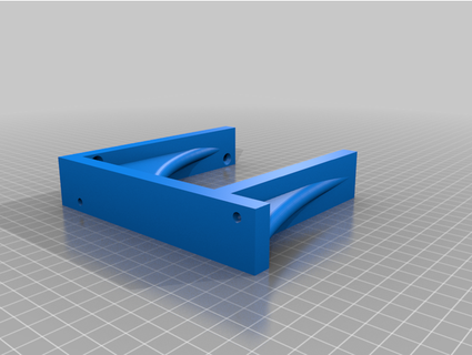 double étagères support johnkh 3d print model - Mito3D