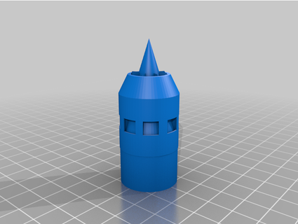 Veri deposu hava roket burun konisi jgutz20 3d print model - Mito3D