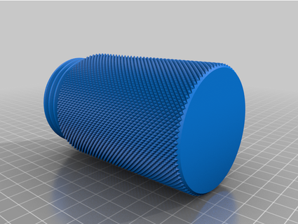 knurled container gitnando 3d print model - Mito3D