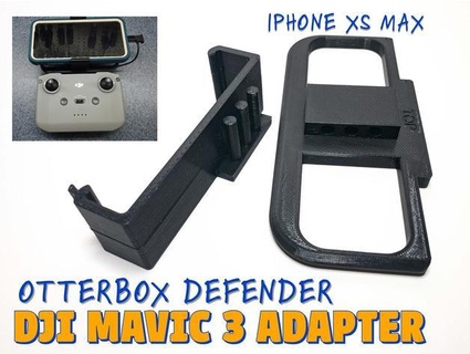dji mavic 3 su samuru kutusu savunma oyuncusu iphone xs max durum kılıf adaptör jimerb 3d print model - Mito3D