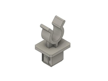 engine lid prop clip retainer 3dprintedspyder 3d print model - Mito3D