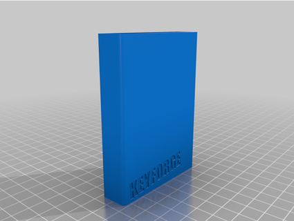 coberta caixa keyforge espaço masculino miniaturas 3d print model - Mito3D