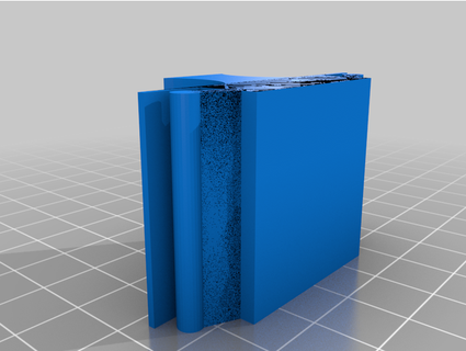 Sicherung Box blind Teller 2 Module Mixambrügge 3d print model - Mito3D