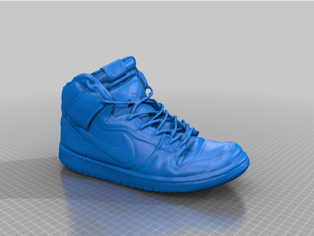 nike dunk high - revopoint pop scan sears 3D print model - Mito3D