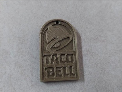 taco bell keychain sky23h 3d print model - Mito3D