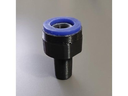 3d printable faucet to hose Adapter zahlen 3d print model - Mito3D