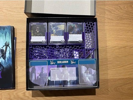 tyrants underdark second edition - insert base game expansion cards sleeved grzlus 3d print model - Mito3D