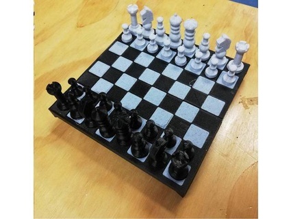 juego ajedrez estrella mar 3d print model - Mito3D