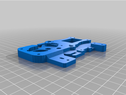 3d barra oblicua placa base original portaherramientas v2 ergodino 3d print model - Mito3D