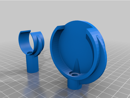 lightsaber wall support toaof999 3d print model - Mito3D