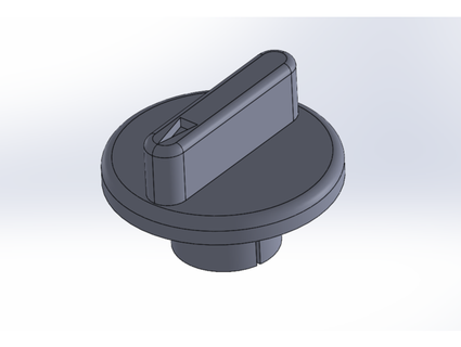 dannato mini frigo termostato pomello aksnowjunky 3d print model - Mito3D