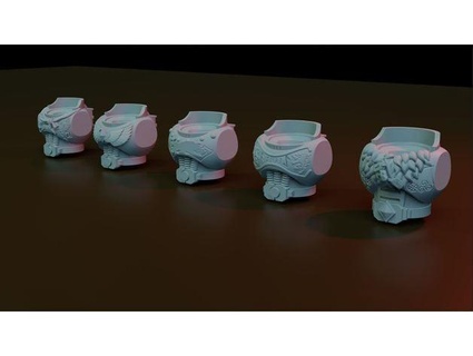 torsos canine times jebstone 3d print model - Mito3D