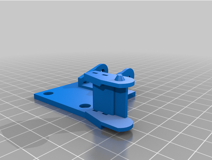 ender 3 dual cable chain mount flipped bmg extruder remix jpbedleveler 3d print model - Mito3D