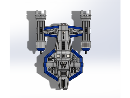 Tamanho cruzador Estrela guerras jssharpknife 3d print model - Mito3D