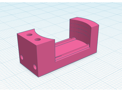 dual cr2032 batteria titolare supporto paffuto 3d print model - Mito3D