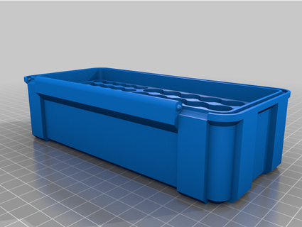parametrizable escabroso batería caja openscad dochni 3d print model - Mito3D