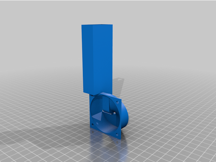 anycubic i3 mega fan duct stepper driver top sconvolto 3d print model - Mito3D